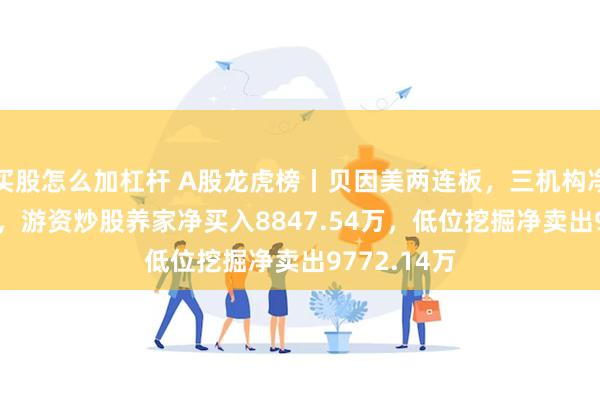 买股怎么加杠杆 A股龙虎榜丨贝因美两连板，三机构净卖出1.1亿，游资炒股养家净买入8847.54万，低位挖掘净卖出9772.14万