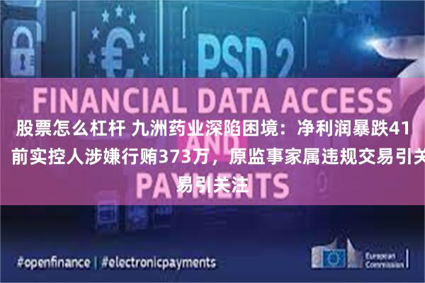 股票怎么杠杆 九洲药业深陷困境：净利润暴跌41%，前实控人涉嫌行贿373万，原监事家属违规交易引关注