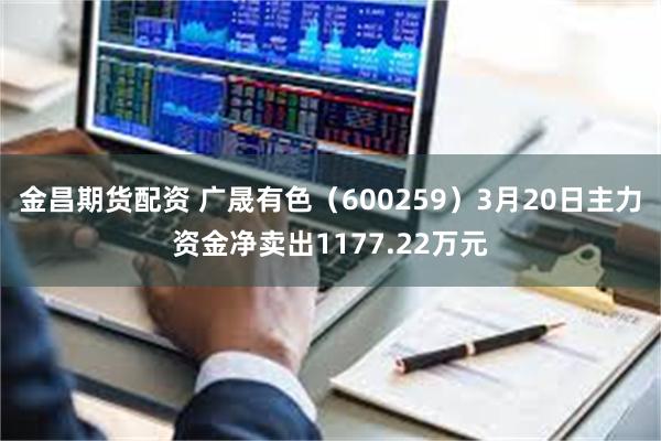 金昌期货配资 广晟有色（600259）3月20日主力资金净卖出1177.22万元