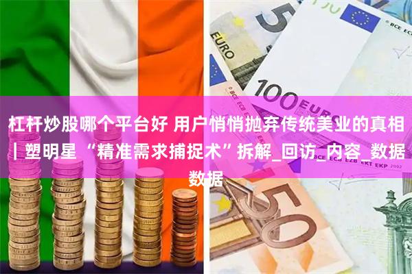 杠杆炒股哪个平台好 用户悄悄抛弃传统美业的真相｜塑明星 “精准需求捕捉术”拆解_回访_内容_数据