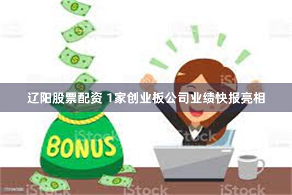 辽阳股票配资 1家创业板公司业绩快报亮相