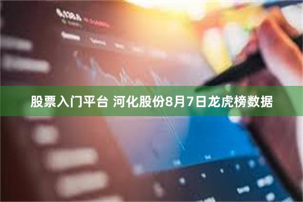 股票入门平台 河化股份8月7日龙虎榜数据