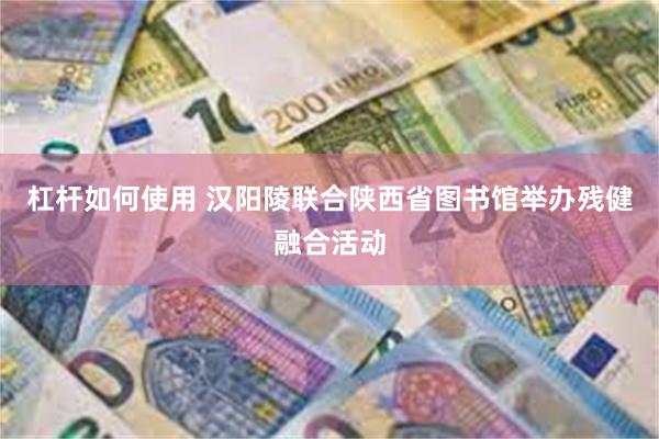 杠杆如何使用 汉阳陵联合陕西省图书馆举办残健融合活动